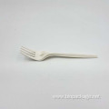 Disposable compostable cutlery PSM fork 7 inch